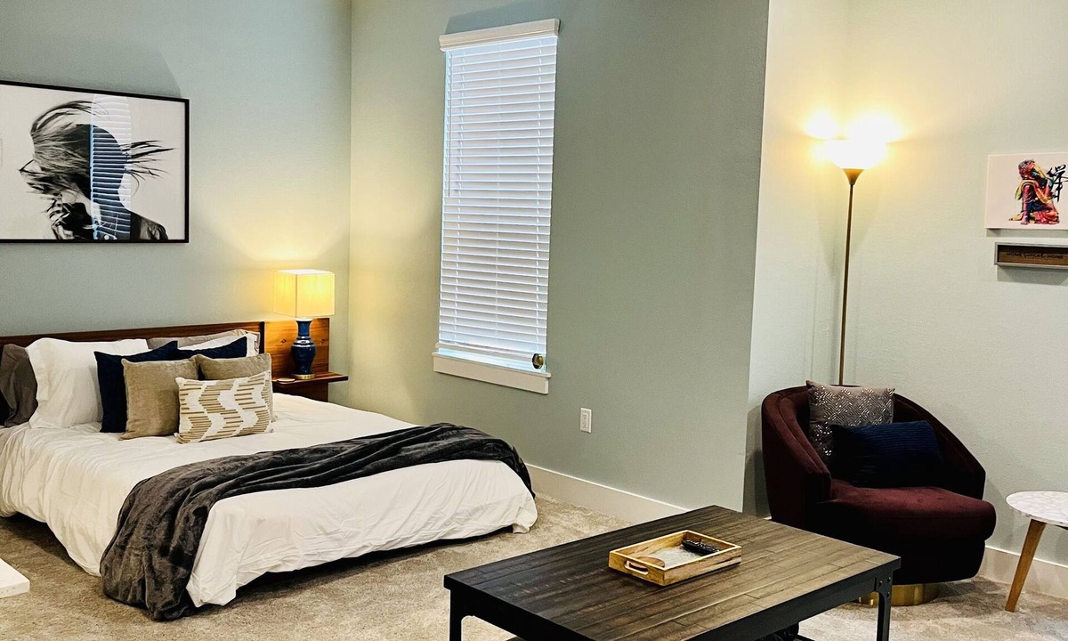 Austin Apartment | Brand New South Austin Newly Built LUV Studio W/Washer & Dryer Sleeps 4