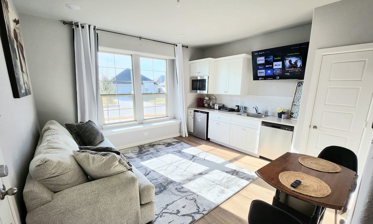 Forney Apartment | Brand New Studio, Quiet Neighborhood