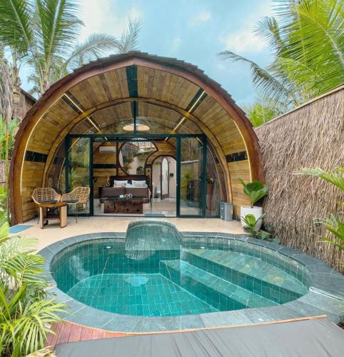 Melayang Villa | Brandnew Bamboo Jungle Villa near Ubud