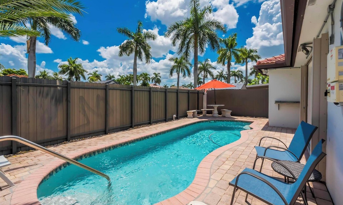 Ludlam House | Breezy Palms of South FL: Stylish 3BR Pool retreat near airport & shopping malls