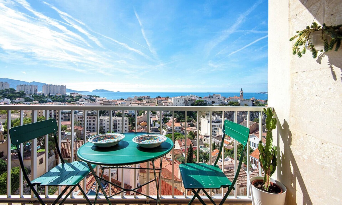 Endoume Apartment | Bright apartment with a sea view