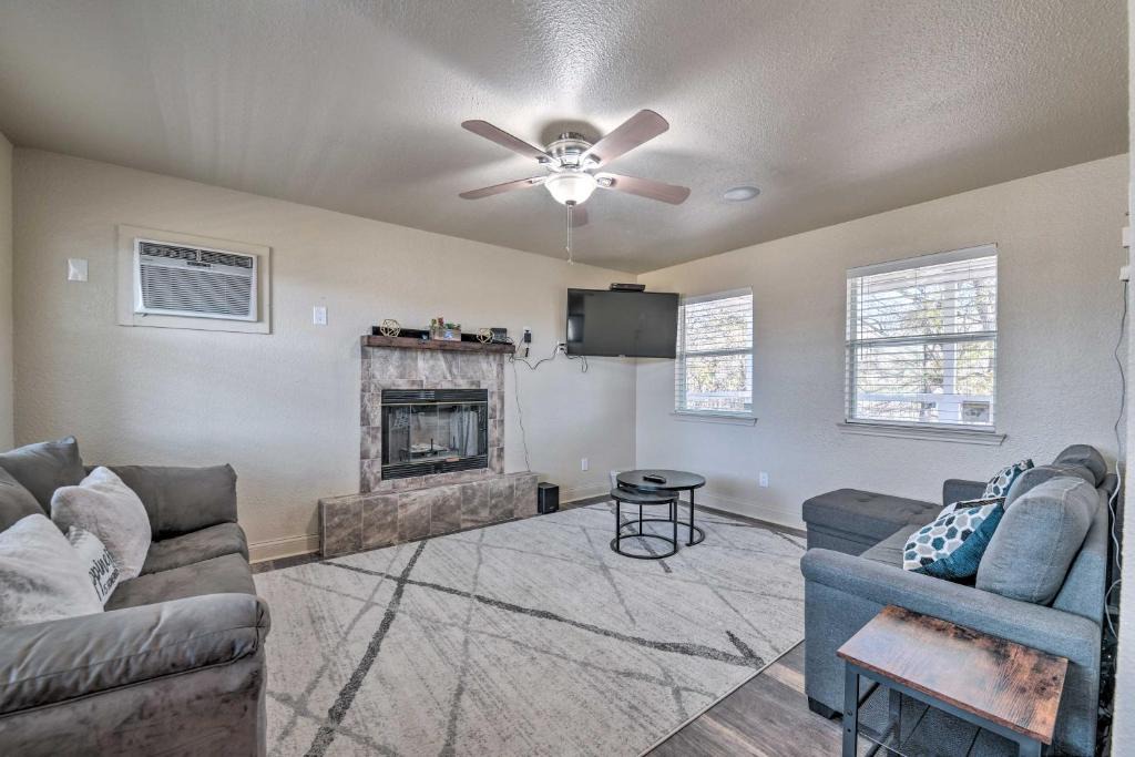 Bangs House | Bright Brownwood Home with On-Site River Access!