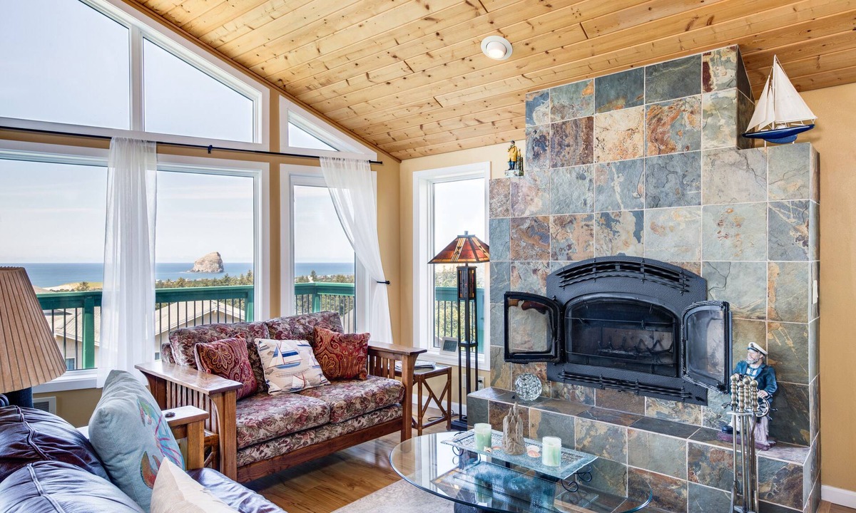 Pacific City House | Bright & open hillside home with sprawling ocean views