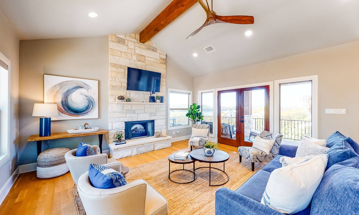 Point Venture House | Bright & Spacious Family Home w/Firepit, Lake Views, Furnished Deck, Free WiFi