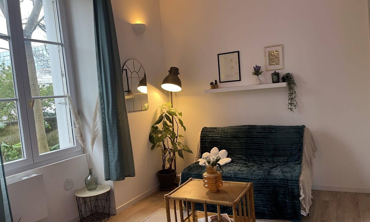 Ile de Nantes Palais des Congres Apartment | Bright studio apartment on the Île de Nantes