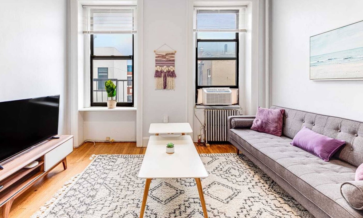 Hoboken Apartment | Bright & Stylish 1BR with Workspace