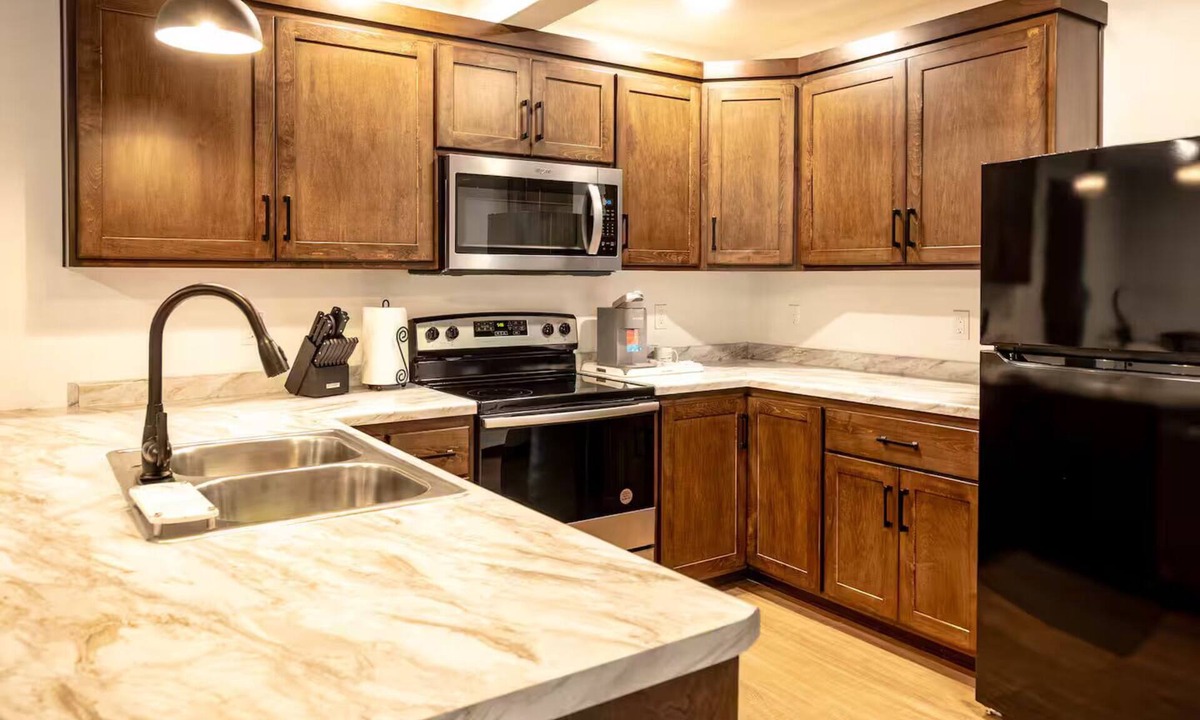 Brillion Apartment | Brillion 2‑Bedroom Suite w/Full Kitchen Near Ariens - Unit # 3