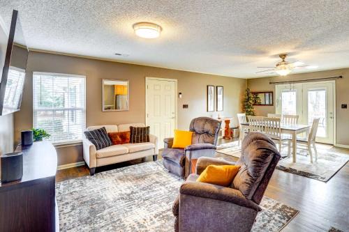 Browns Summit House | Browns Summit Vacation Rental w/Fire Pit!