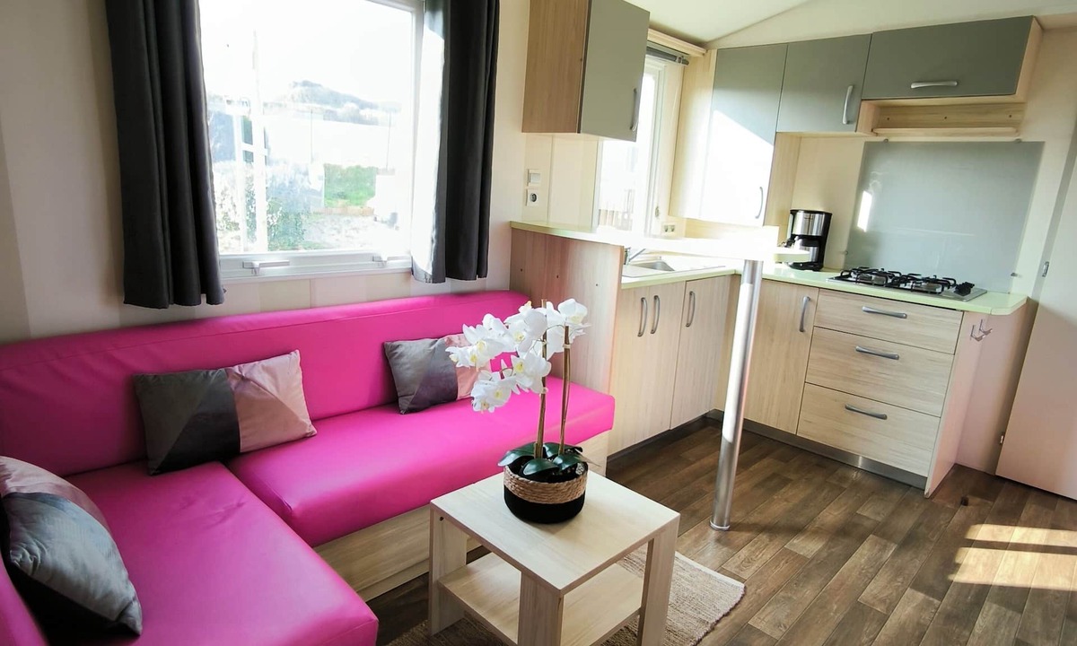 Le Portel House | Bungalow 6 pers sea view (Air conditioning + TV + Parking)