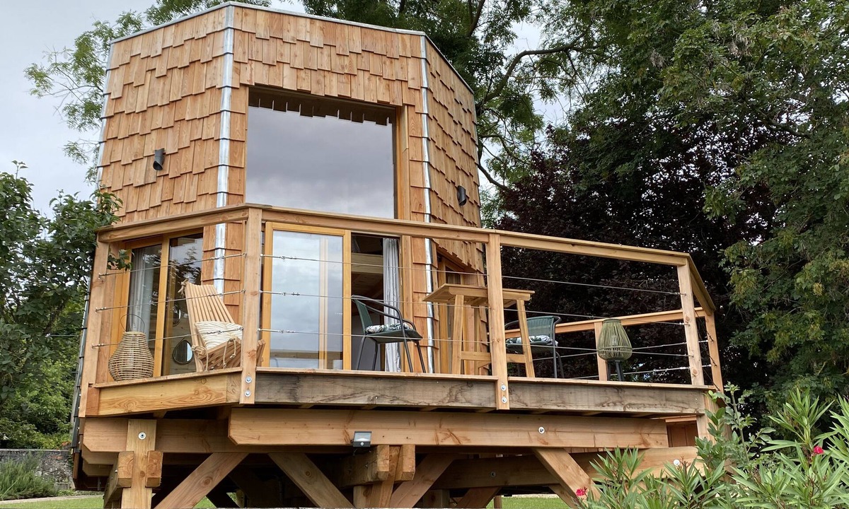 Bourg-sur-Gironde Cabin | C. Cabane, unusual accommodation on the Gironde