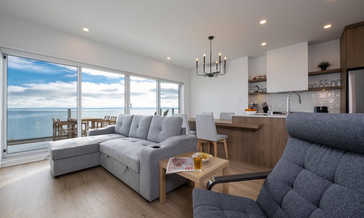 Petite-Riviere-Saint-Francois Condo | Panorama 1251: Private & Luxury, River Sunsets