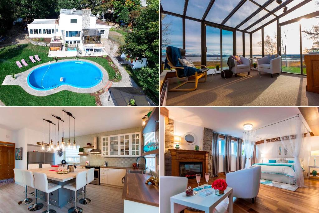 Saint-Laurent-de-l'ile d'Orleans House | Summer: Villa Pool & Spa | 39 Ppl | 8 BR | 9 Bath