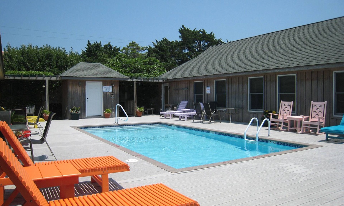 Ocracoke Condo | Cabana I: Perfect getaway for two that offers a shared pool.