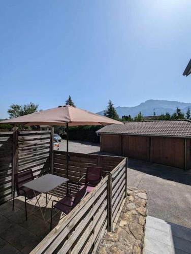 Argonay Apartment | Cabana & Studio Alpin Annecy - Terrasse Parking