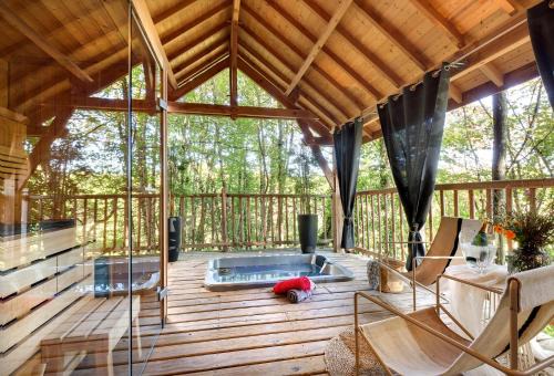 Saint-Mexant Cabin | Cabane-Spa - Cyprès si Haut