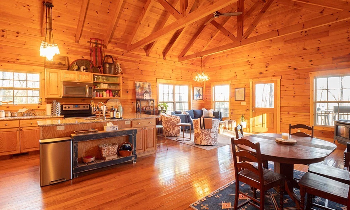 Hendersonville House | Cabin on the Rocks- Log Home