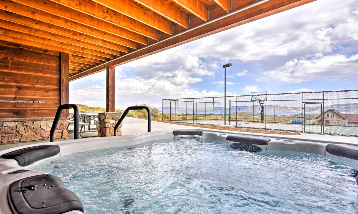 Sweetwater Cabin | Cabin w/Beach Access, Sport Court, Hot Tub & View