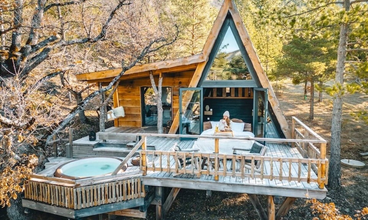 Serres Cabin | Cabin with private Jacuzzi - Petite Buëch