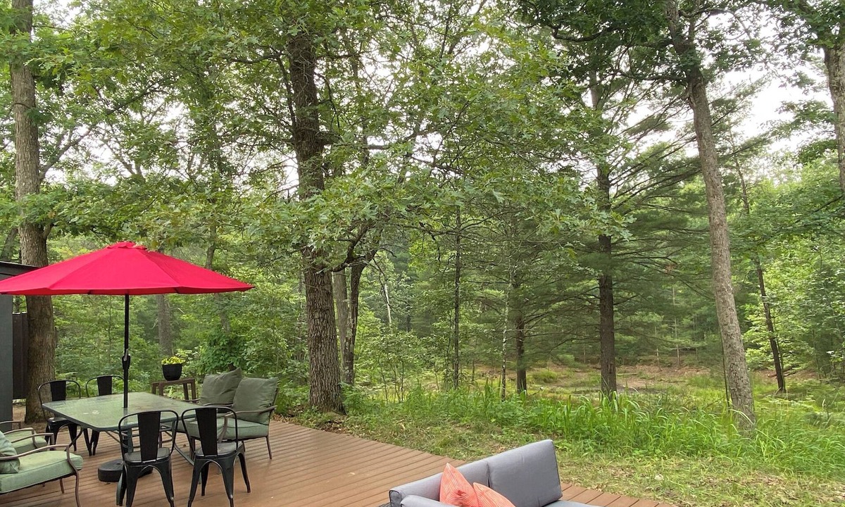 Baldwin Cabin | Camp Bushwhack'd-13 acres in Manistee Nat'l Forest