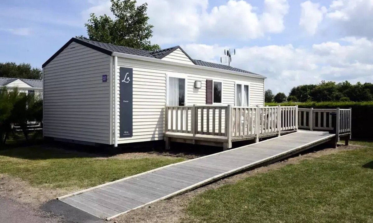Merville-Franceville-Plage House | Campsite Les Peupliers * - Mobile Home 3 Rooms 4 People PMR
