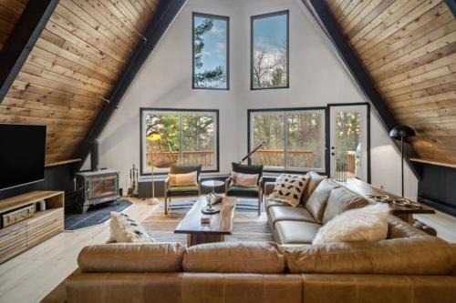 Newfield House | Camp Smores- Modern A-Frame with Pool