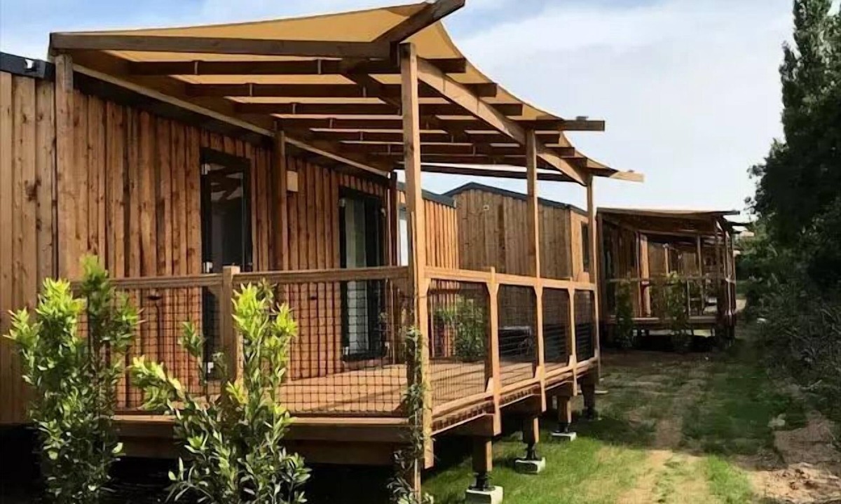 Navarrenx House | Camping Beau Rivage * - Mobil Home Prestige - 27m2 2 bedrooms (Clim, TV, LV) - 6 people