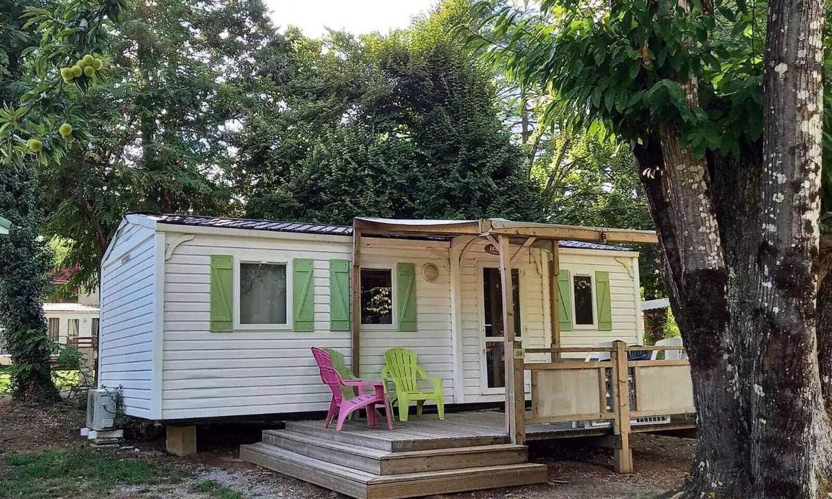 Les Vans House | Camping Castanhada* - Premium Mobile Home 4 Rooms 6 People Air Conditioned