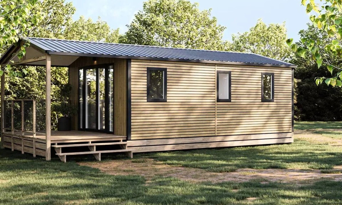 Saint-Rome-de-Tarn House | Camping de la Cascade * - Mobile home Nest IT air conditioning (S/S) 4 persons