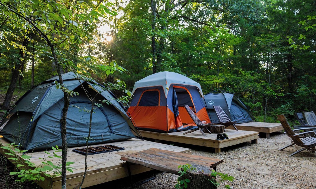 Honey Grove Apartment | Camping in comfort in the woods of North Texas