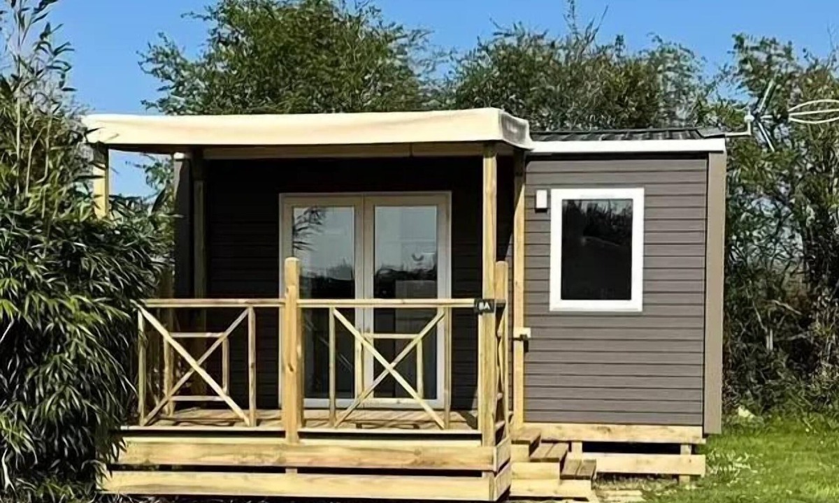 Cahagnolles House | Camping L'Escapade * - Mobile home Bali 17.8 m2 (1 bedroom) + terrace 2 people