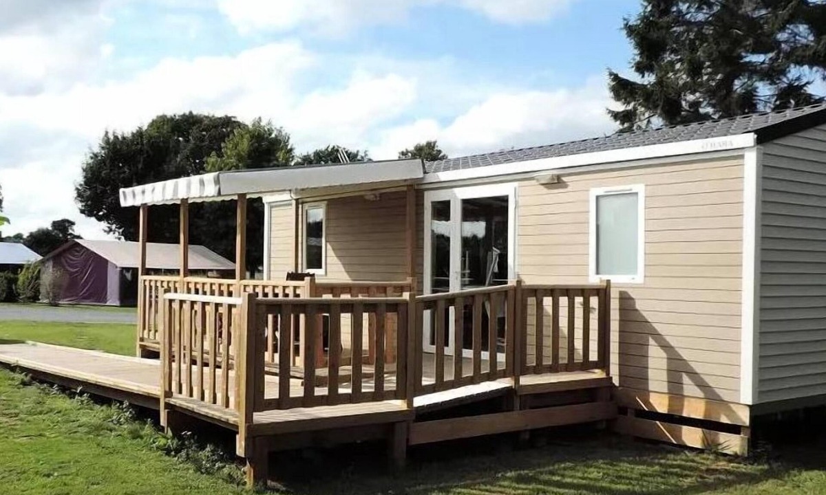 Cahagnolles House | Camping L'Escapade * - Mobil home Java 30m2 (2 bedrooms) + terrace PMR 4 people