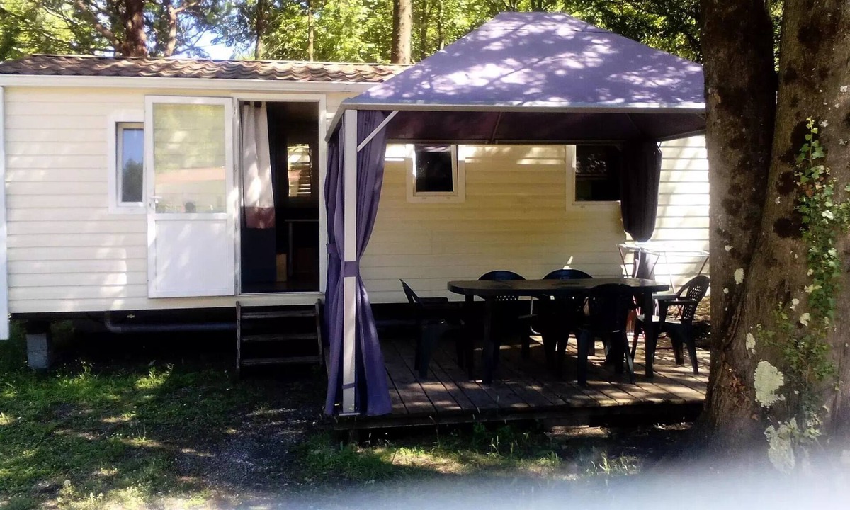 Saint-Jean-de-Valeriscle House | Camping L'Orée des Cévennes * - Mobil home Trigano 5 people