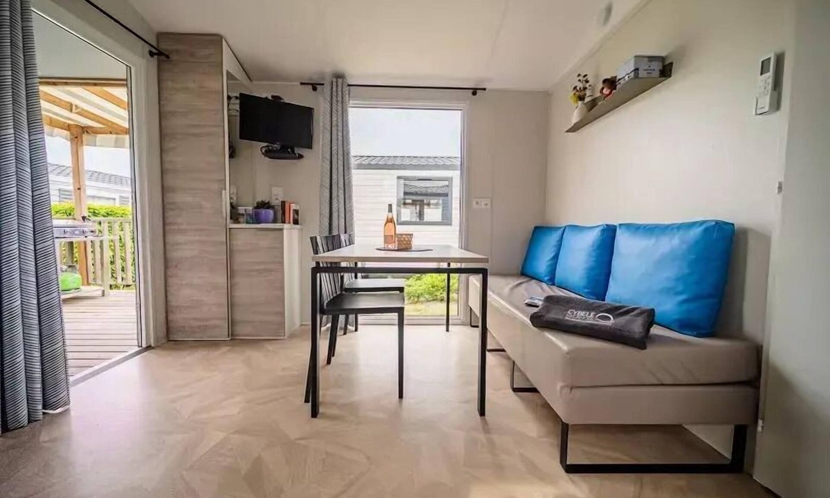 Brem Sur Mer House | Camping L'Océan * - 3 Room Leisure Mobile Home 4 People + TV
