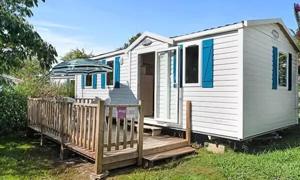 Camiers House | Camping La Dune Blanche* - Classic 4-room mobile home for 6 people