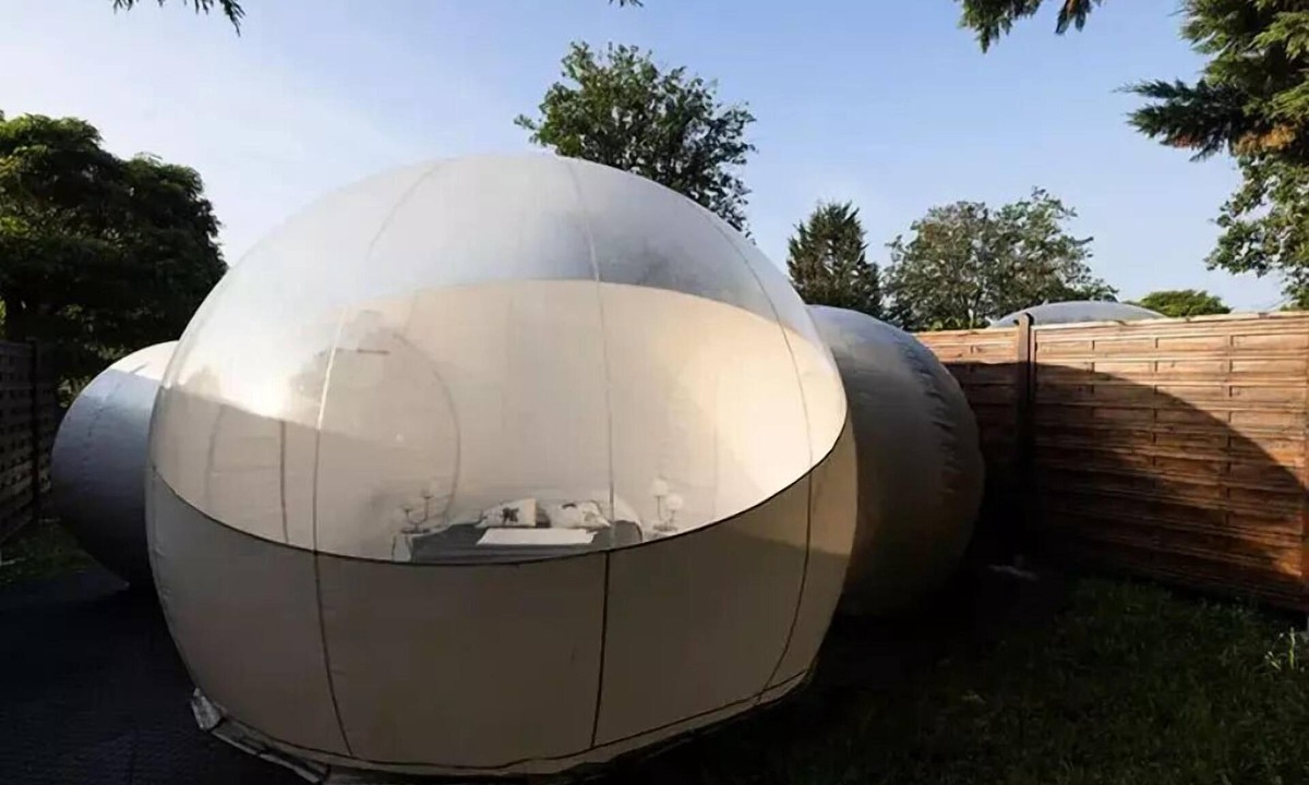 Bagneaux-sur-Loing Cabin | Camping La Rivière Dorée* - Starry bubble 1 piece for 2 people