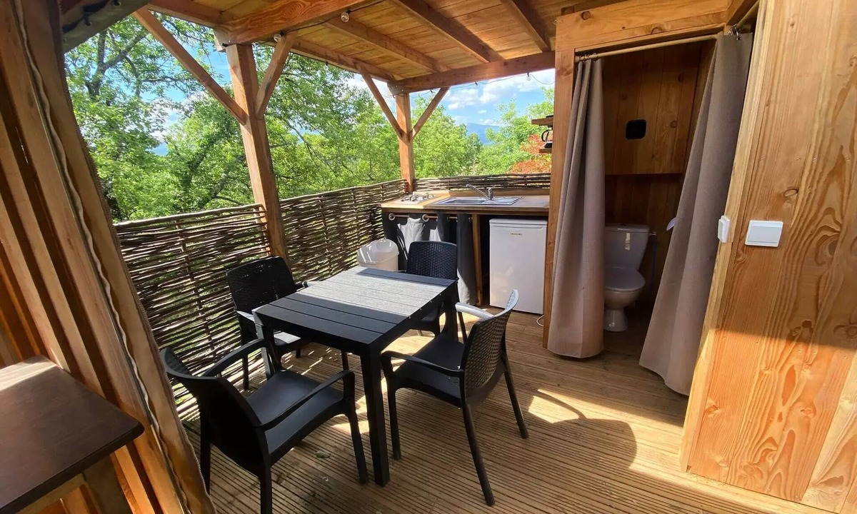 Belloc Cabin | Camping le Roc del Rey* - Canvas cabin for 2 people