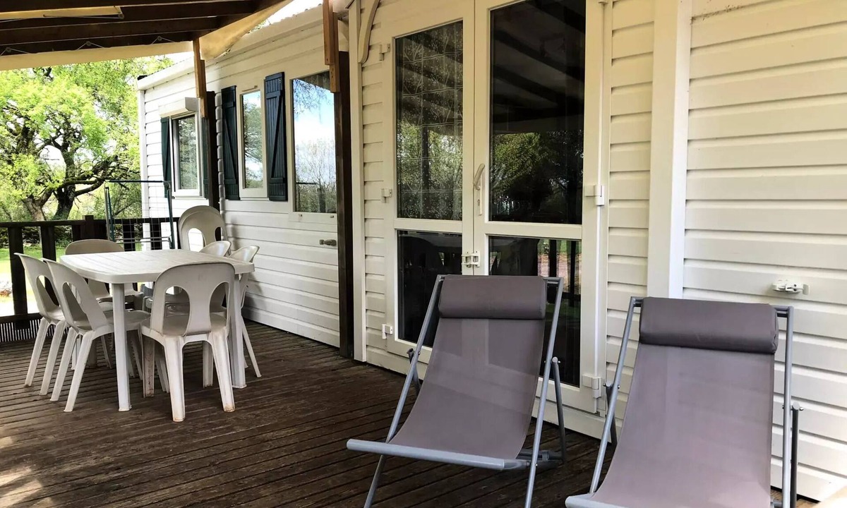 Rocamadour House | Camping LE ROC * - Mobil-Home Super 8 Pers (33,50m2) 8 persons