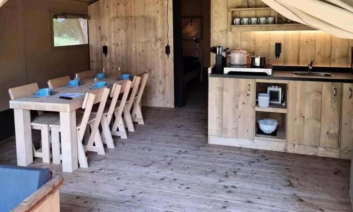Rocamadour House | Camping LE ROC * - [NEW] Woody Luxury Lodge Tent (45m²) 2 to 8 people - 2 people. included in the price