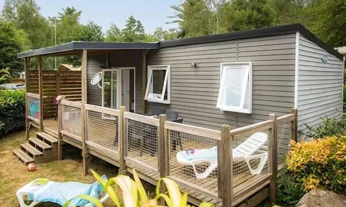 Lancieux House | Camping Le Soleil de Saint-Sieu * - Mobile home Comfort 4 rooms 6 people air-conditioned