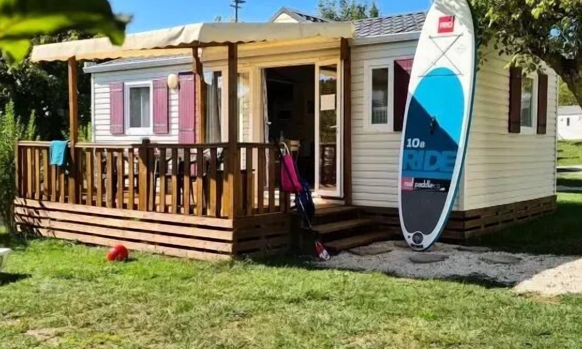 Severac-le-Chateau House | Camping les Calquieres* - Mobile Home Happy 3 Rooms 5 People Air Conditioned