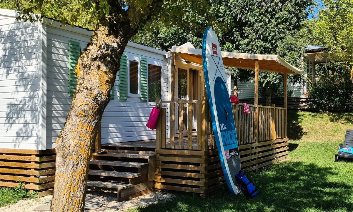Severac-le-Chateau House | Camping les Calquieres* - Mobile Home Twinny 4 rooms 6 people Air-conditioned