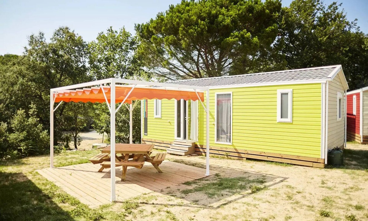 Laroque-des-Alberes House | Camping Les Albères * - Mobil Home Passion 3 Rooms 4/6 People Air Conditioned + TV