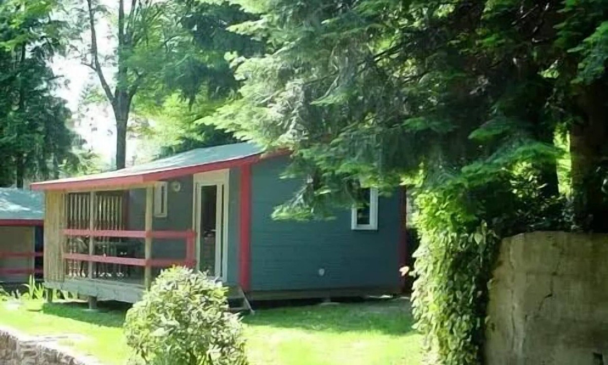 Saint-Jean-du-Gard Ski Chalet | CAMPING SOURCES * - Chalet CONFORT LUXE with terrace and air conditioning 5 persons