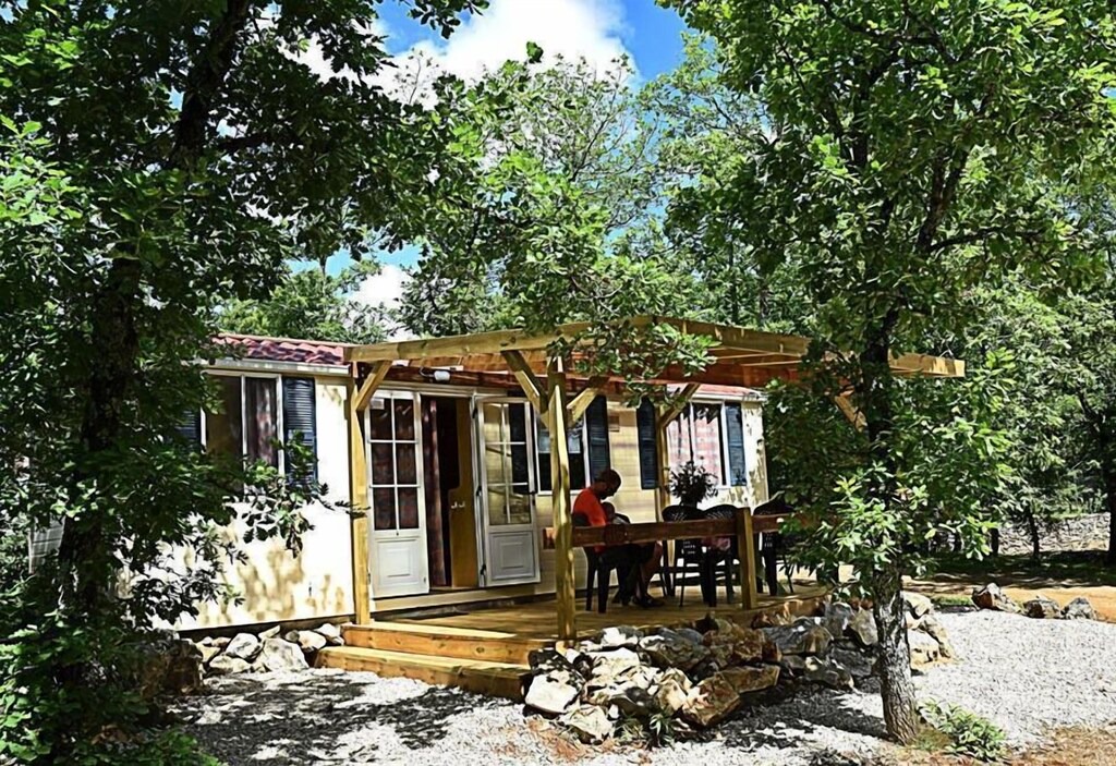 Saint-Antonin Noble Val House | Campsite Les 3 Cantons **** - Mobile home Bleu 3 rooms 4 persons