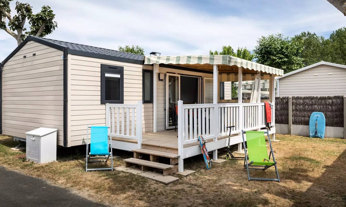 Saint-Hilaire-de-Riez House | Campsite Domaine des Salins * - Mobil home Grand Confort 31 m2/3 bedrooms - covered terrace 6 people