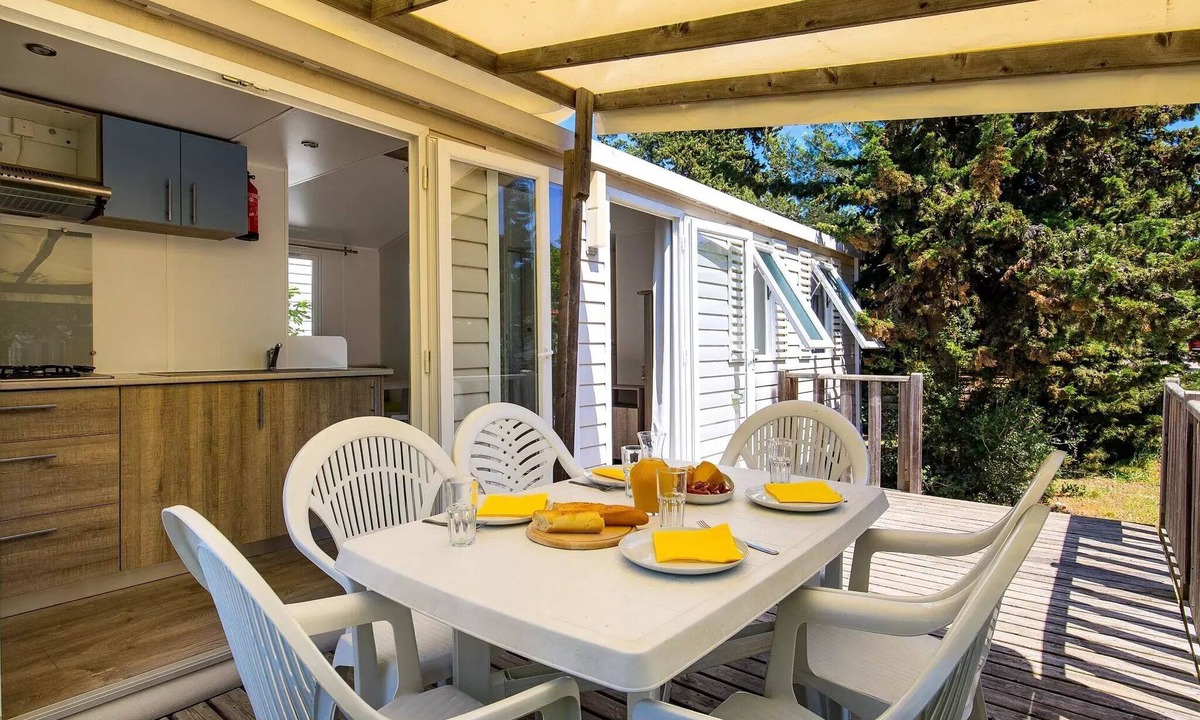 Saint-Thome House | Campsite Medrose* - 4-room mobile home for 6 people with air conditioning