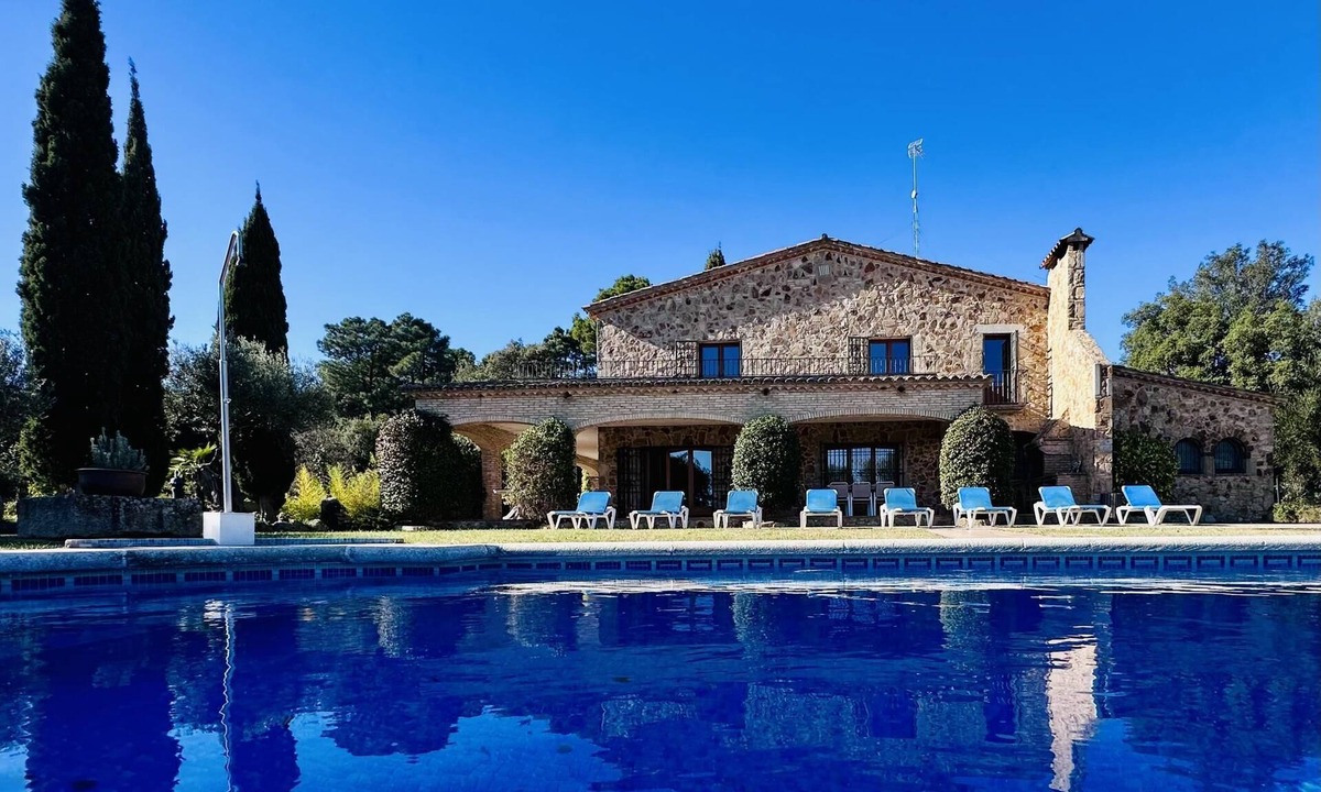 Romanya de la Selva Villa | Can Boira CostaBravaSi. Pool, A/C, BBQ, nature