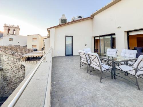 Besalu Apartment | Can Cintet 3. Apartamento con terraza en Besalú
