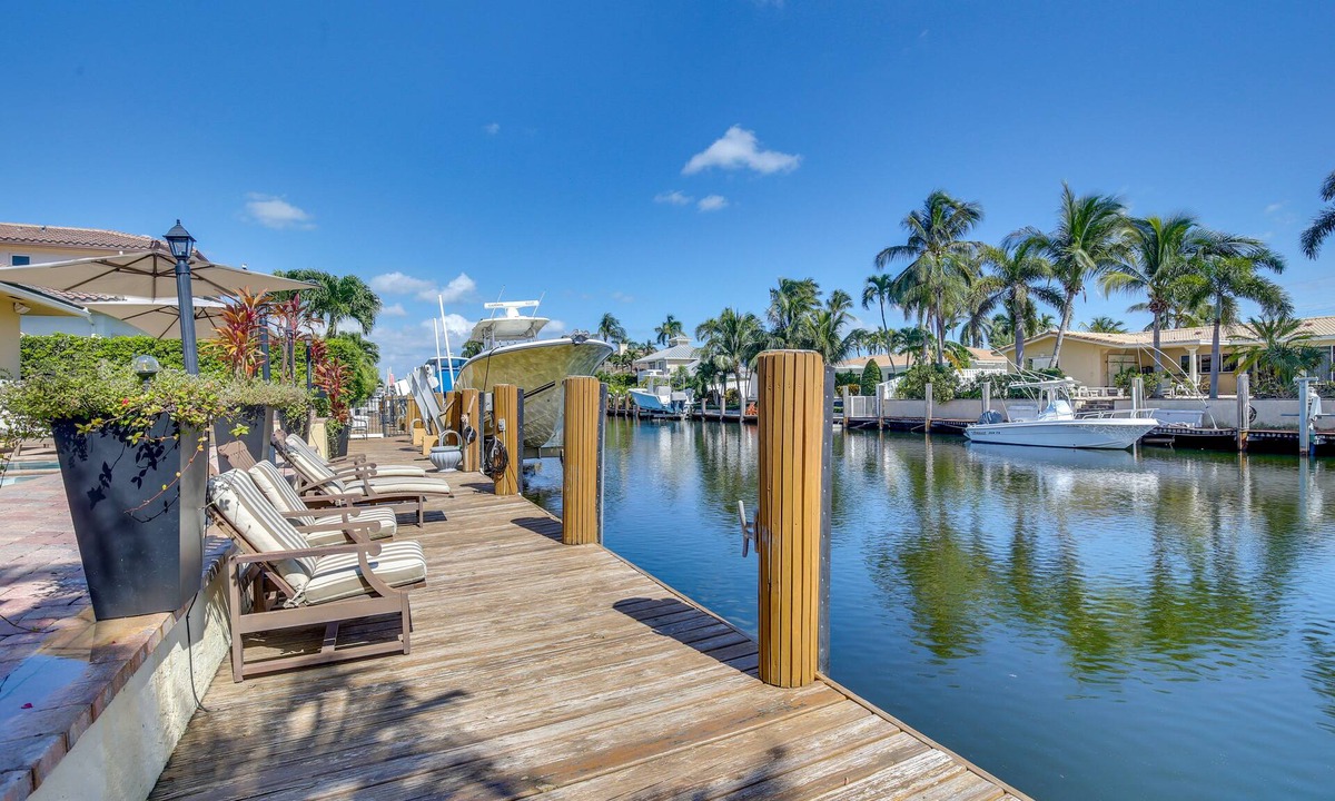 Lighthouse Point House | Canal Access & Pool: Lighthouse Point Getaway!
