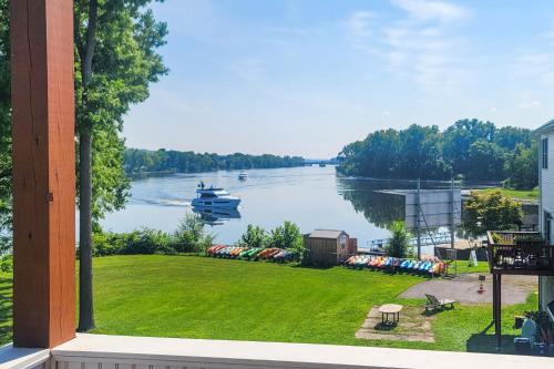 Village of Waterford Apartment | Canal-Front Gem! 25 Mi to Saratoga Springs & Track